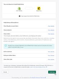 Auf omr reviews 2022 erfährst du, was andere nutzer von shopify halten. Mailchimp For Shopify Verbinden Oder Trennen Mailchimp