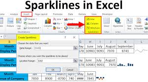 sparklines in excel examples how to create excel sparklines