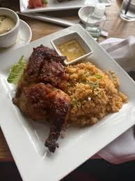HALF CHICKEN WITH FRIED RICE