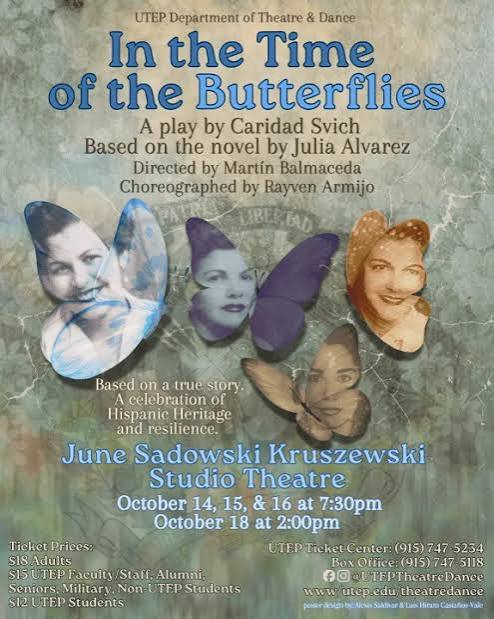 UTEP presents 'In the Time of the Butterflies' during Hispanic Heritage  Month