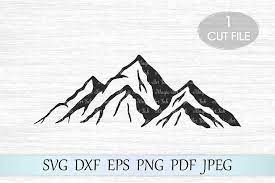 Free Free 205 Mountain Outline Svg SVG PNG EPS DXF File