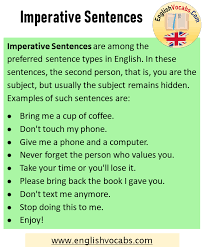 We did not find results for: What Is Imperative Sentence Definition And Example Sentences English Vocabs