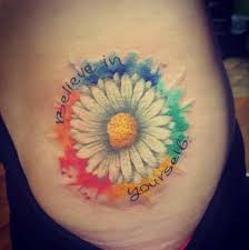 Watercolor Sunflower Tattoo By Tamara Jade Watercolor Sunflower Tattoo Sunflower Tattoos Sunflower Tattoo Design