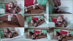 Milena Ballgag and Hair Hogtie - Milena's Hair Restraint