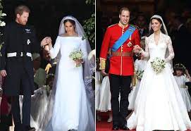 During her explosive interview with oprah on sunday, markle. Meghan Markle And Kate Middleton Wedding Dresses Pictures Popsugar Fashion