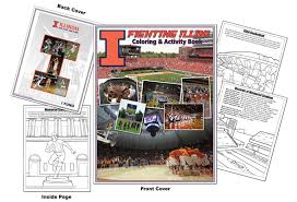 Information and activities about these raptors are also included. Fighting Illini Coloring Book
