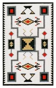 Deer kachina reflections of the high desert series by jan hunt for daystar designs counted cross stitch pattern only native american hopi. Cross Stitch Kits