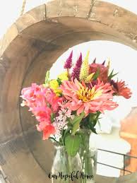 Florists' coolers range from 33° to 40°f, so your fridge likely won't be cool enough and any fruit or vegetables could emit ethylene gas, which shortens the life of cut flowers. Our Hopeful Home How To Add Vintage Flair To A Round Wooden Farmhouse Mirror