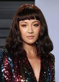 Short blunt bangs with curly hair. 13 Blunt Bangs Looks From The Red Carpet You Ll Want To Copy