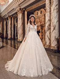 Ball Gown Wedding Dress Long Sleeves Wedding Dress Cathedral Etsy In 2021 Ball Gowns Wedding Royal Wedding Dress Wedding Dresses