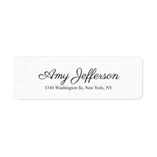 Black And White Label Parisian Professional Classical Plain Black White Label Zazzle Com Plain Black White Label Custom Labels