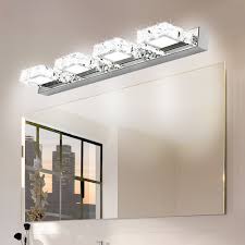 Somerset 2 light vanity, crystal glass and chromeby alico. Modern Bathroom Lighting Led Crystal Mirror Front Make Up Wall Lamp Vanity Light Ebay