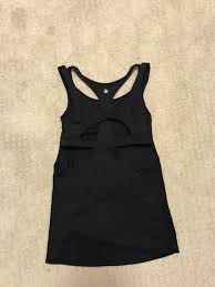 Black Lululemon Workout Tank