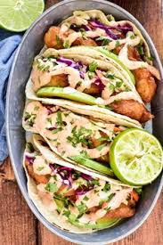 Combine all the taco sauce ingredients: 15 Baja Fish Tacos Ideas Baja Fish Tacos Cooking Recipes Fish Tacos