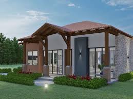 Terraza con madera en techo y baño completo. Planos De Casas Campestres Disenos Modernos Venta En Linea