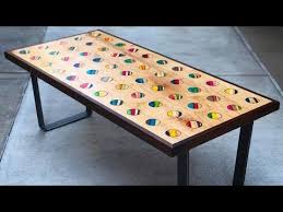 This table will be a great update to a living room or family room that is looking for an urban vibe. Coffee Table Wall Art Made Out Of Skateboards Youtube