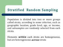 Stratified Random Sampling A Method Of Probability Sampling Research Probability Phd