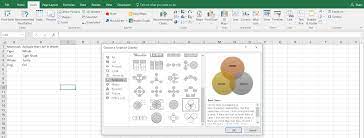 How To Make A Venn Diagram In Excel Lucidchart