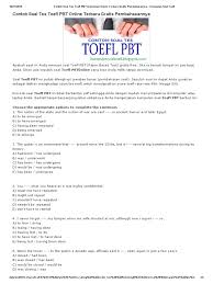 Contoh soal toep serdos dan jawabannya. Soal Toefl Pdf 2020 Cara Golden