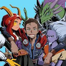 Oc Art An Anime Inspired Drawing Of An Awesome D D Party Dnd Anime Inspired Anime Art Beautiful Anime Art Tutorial At least i managed to save the god's bead. oc art an anime inspired drawing of