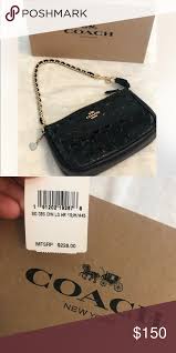 Coach Black Mini Cross Body Shoulder Mini Hold Coach Crossbody Mini
