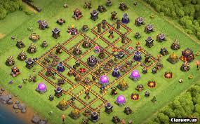 Base th 7 terkuat anti bintang 3. Town Hall 10 Th10 War Base 298 With Link 6 2020 War Base Clash Of Clans Clasher Us