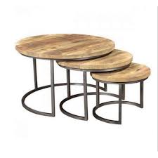 New high potential features dangle. Wood And Ss Round Set Of 3 Coffee Tables For Restaurant Id 21728891255