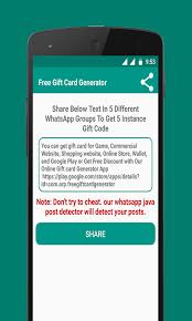 Those gift cards can be used by everyone who doesn't have access to the debit card, credit card. Code Generator Apk Android