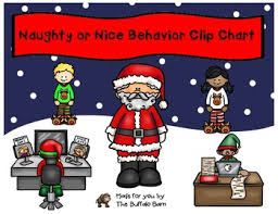 Naughty Or Nice Meter Behavior Clip Chart Can Work With Elf On The Shelf