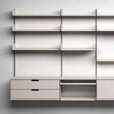 The iconic vitsoe 606 universal shelving system, designed by dieter rams in 1960, is a. 10 Easy Pieces Wall Mounted Shelving Systems The Organized Home