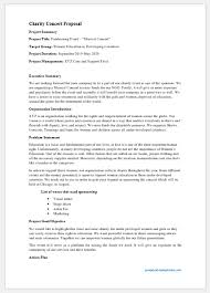 Simply select a template that you like, customize and download. Charity Concert Proposal Template For Word Word Excel Templates