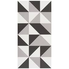 Dicas de decoração, design, tendências e tudo o que envolve o universo dos revestimentos. Kit Revestimento Decorado Acetinado Borda Reta Bauhaus 45x90cm Eliane Leroy Merlin