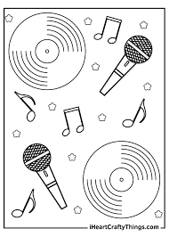 Top 10 music notes coloring pages for kids: Printable Music Coloring Pages Updated 2021