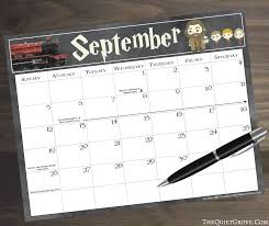 Maybe you would like to learn more about one of these? Free Printable 2021 Harry Potter Calendar The Quiet Grove