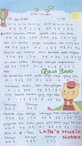 Lagu bunga matahari mei mei upin ipin : Not Lagu Upin Dan Ipin Inilah Dia