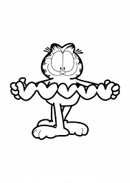 A magia do garfiled e oddie. Desenho De Garfield Fazendo Origami Para Colorir Tudodesenhos