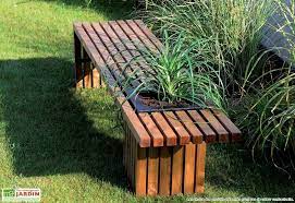 banc bac a fleurs karel design 200x42x44 garden bench outdoor decor outdoor