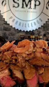 RIBEYE BAÑADO de CAMARONES y TOCINO ft: SOCIEDAD MEXICANA DE PARRILLEROS  🙌🏿🔥 LA RECETA EN MI CANAL DE YOUTUBE #jovenparrillero