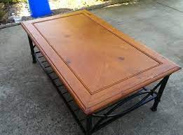 Consider refinishing the top of it! How To Refinish A Table Or Coffee Table For A Beginner Dengarden