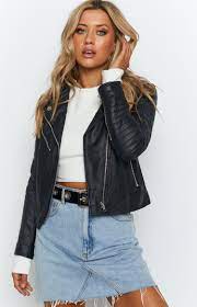 Maliha Jacket Black Pu Celebrities Leather Jacket Real Leather Jacket Leather Jackets Women