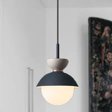 Here are a few of my favorite light blue paint colors that look terrific in bathrooms. Hourglass Pendant Light Macaron Metal 1 Light Grey And Navy Blue Hanging Light With Globe White Glass Sha Pendant Light White Hanging Light White Pendant Light