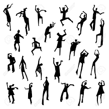 Maybe you would like to learn more about one of these? People Figures In Motion Dancing People Set Cute Black Silhouettes Royalty Free Cliparts Vectors And Silhouette Drawing Silhouette People People Figures