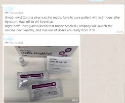 Sd biosensor, seegene and two other korean companies had their first testing kit approved by the korea centers for disease control and . Image Of Covid 19 Test Kit Shared As Newly Developed Coronavirus Vaccine By Roche Alt News