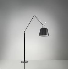 The tolomeo incandescent desk lamp is an icon of italian modern design. Tolomeo Mega Led Floor Lamp Body With Dimmer Part 1 Of 3 Artemide Black 2700k Dimmer On Head Artemide 0761w30a