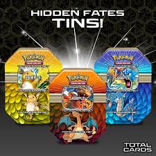 Official pokémon merch · free shipping on $20+ Pokemon Hidden Fates Tins Announced Totalcards Net