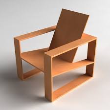 The chairs have solid beech wooden slat structure which was white wahed, t. Modern Wooden Lounge Chair 3d Model