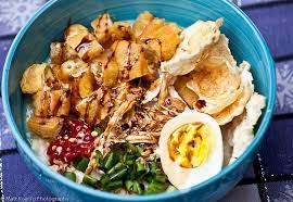 Bubur Ayam Chicken Porridge Chicken Porridge Perfect Food Chicken Recipes