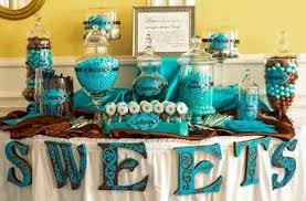 Turquoise Candy Buffet Ideas Candy Bar Wedding Candy Buffet Wedding Blue Candy Buffet