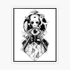 Trippy Alien Stickers Redbubble