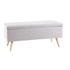 Graue Vintage Truhenbank En 2019 Deco Chambre Banquette Coffre Banquette Et Banc De Rangement